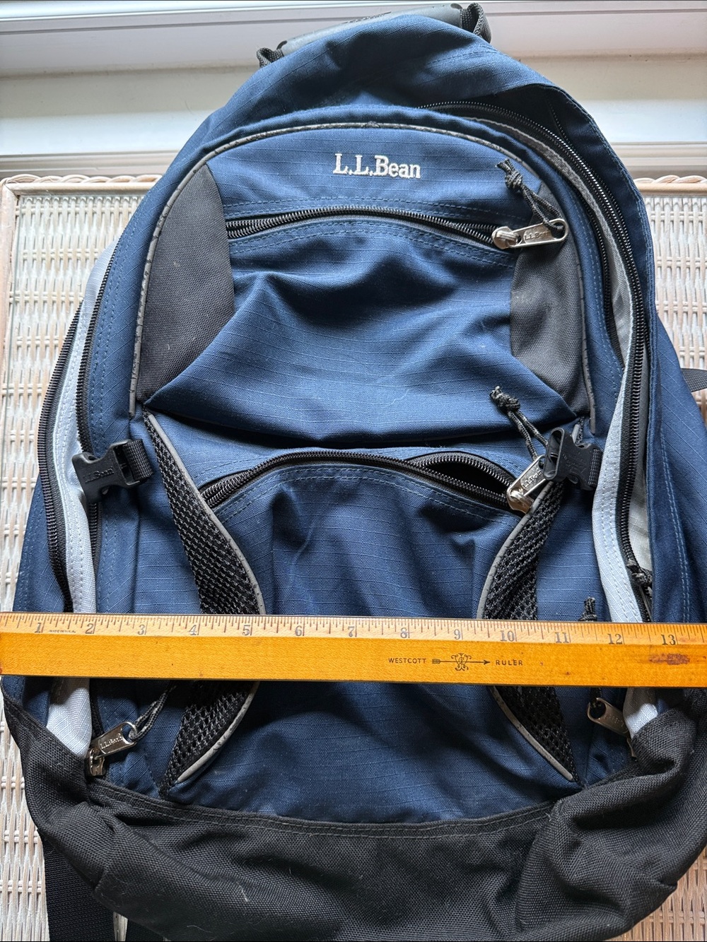 L.L. Bean Navy and Black Men's Backpack